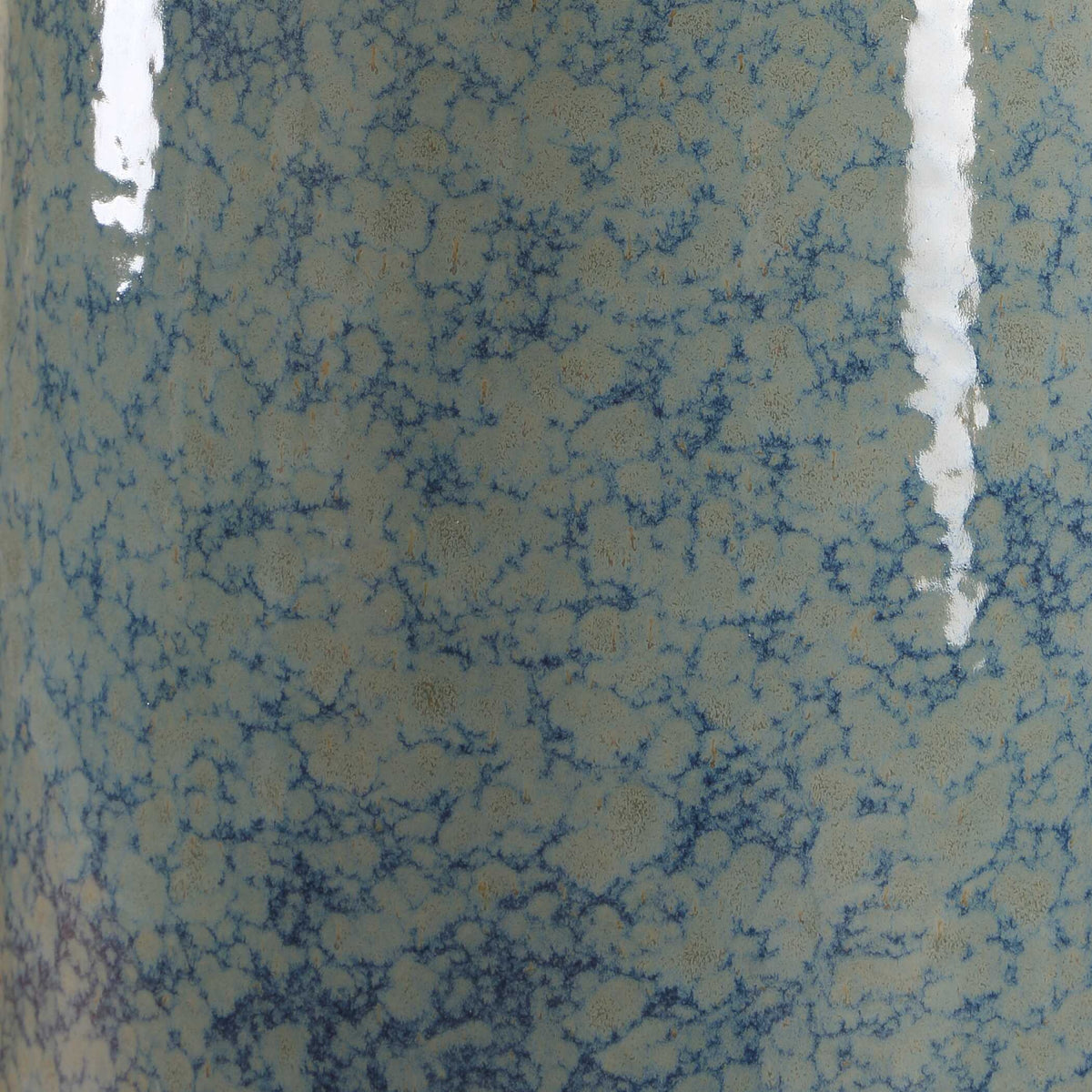 Modern European furniture - Blue Mottled Ceramic Table Lamp - www.oroa.com