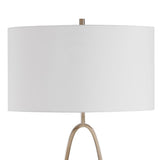 Oval Antique Brass Floor Lamp by Uttermost Tordin, alternate view 6