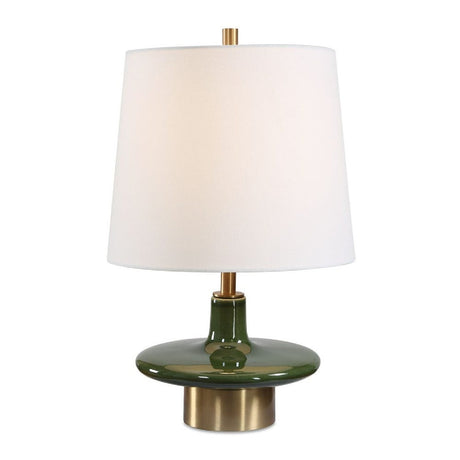 Green Ceramic Table Lamp by Uttermost Sieler