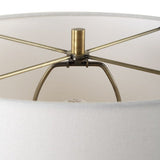 Rippled Brown Ceramic Table Lamp by Uttermost Bassa, alternate view 5