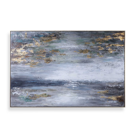 Modern European furniture - Handpainted Abstract Landscape Artwork - www.oroa.com
