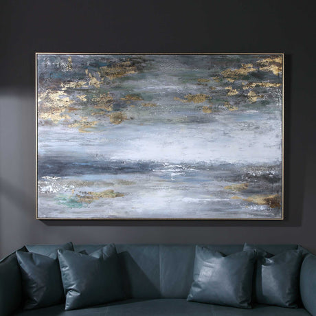 Modern European furniture - Handpainted Abstract Landscape Artwork - www.oroa.com