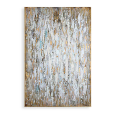 Modern European furniture - Multicolored Hand-painted Abstract Artwork - www.oroa.com