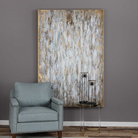 Modern European furniture - Multicolored Hand-painted Abstract Artwork - www.oroa.com