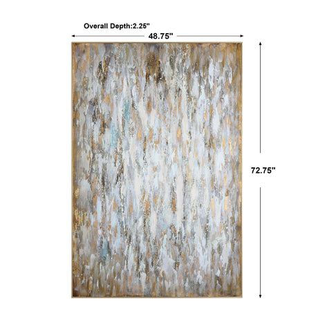 Modern European furniture - Multicolored Hand-painted Abstract Artwork - www.oroa.com