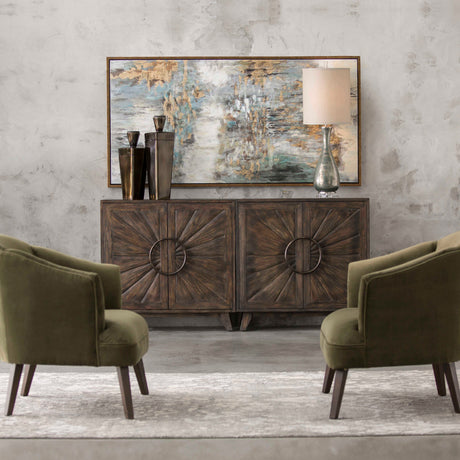 Modern European furniture - Textured Abstract Hand-painted Artwork - www.oroa.com