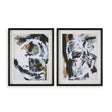 Modern European furniture - Framed Abstract Artwork Set (2) - www.oroa.com