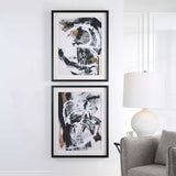 Modern European furniture - Framed Abstract Artwork Set (2) - www.oroa.com