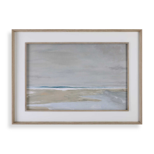 Modern European furniture - Abstract Shoreline Framed Artwork - www.oroa.com