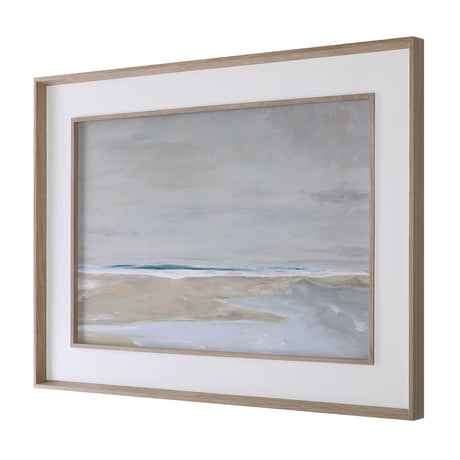 Modern European furniture - Abstract Shoreline Framed Artwork - www.oroa.com
