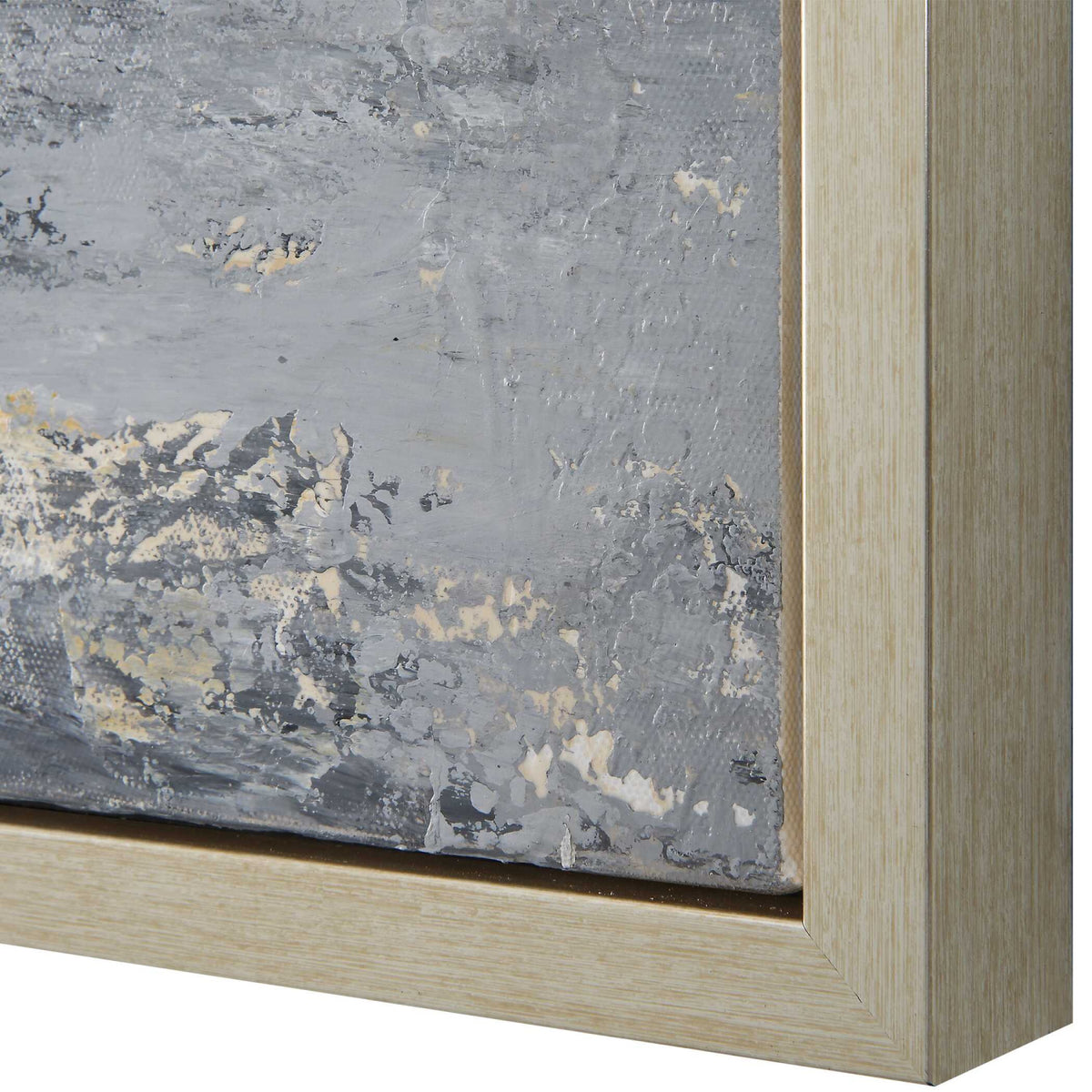 Modern European furniture - Cool-Toned Brushstrokes Artwork - www.oroa.com