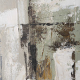 Modern European furniture - Cool-Toned Brushstrokes Artwork - www.oroa.com