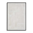 Modern European furniture - Cream Textured Minimalist Artwork - www.oroa.com