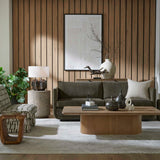 Modern European furniture - Cream Textured Minimalist Artwork - www.oroa.com