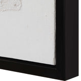 Modern European furniture - Cream Textured Minimalist Artwork - www.oroa.com