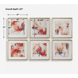 Modern European furniture - Red Floral Abstract Art Prints (6) - www.oroa.com