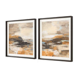 Brown Shades Abstract Art Prints (2) | Uttermost Cinnamon Shore