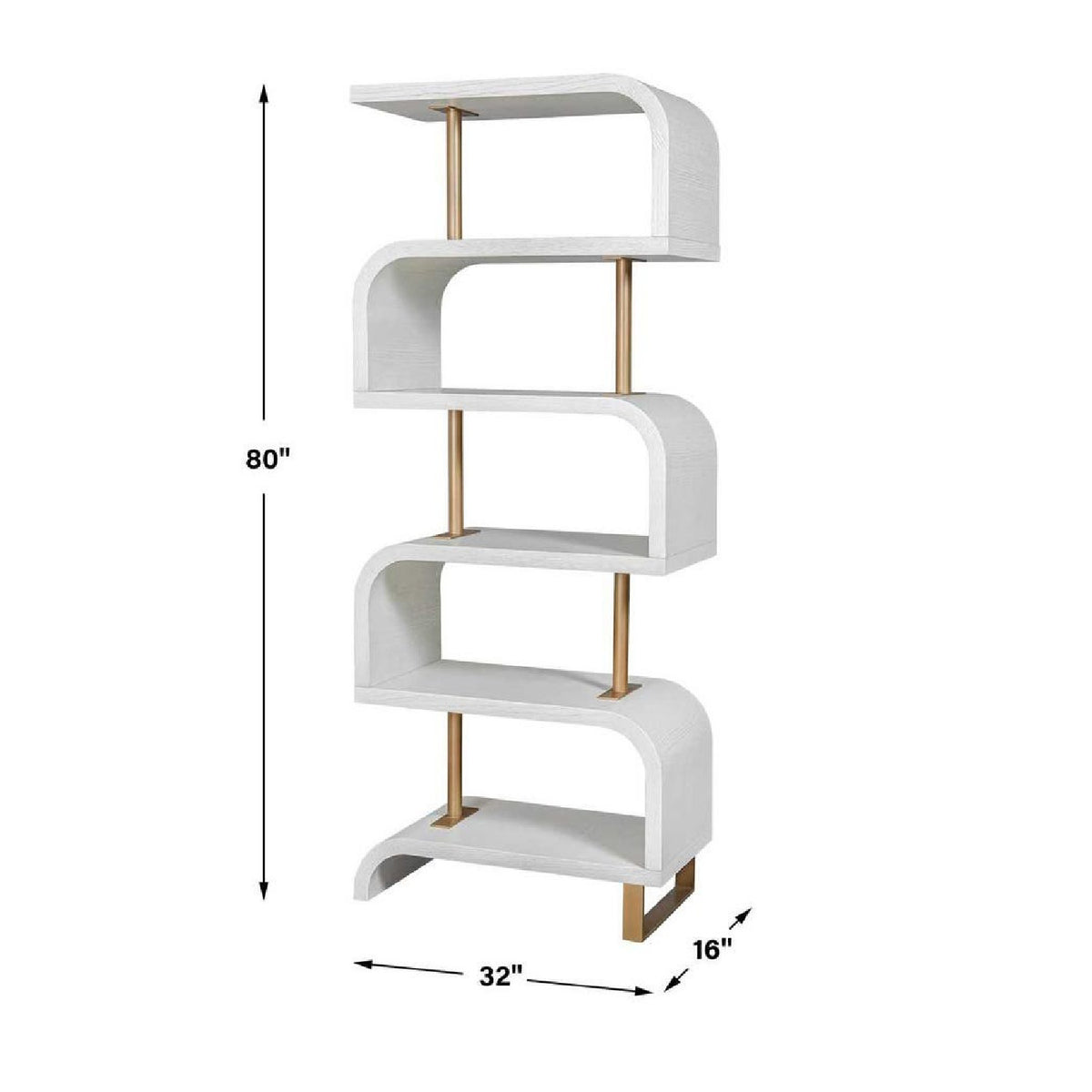 Modern European furniture - Mahogany Modern Bookcase - www.oroa.com