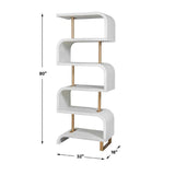 Modern European furniture - Mahogany Modern Bookcase - www.oroa.com