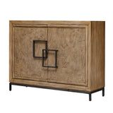 Modern European furniture - 2-Door Wooden Cabinet - www.oroa.com