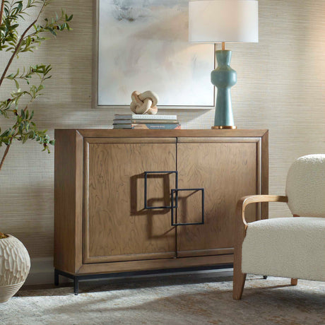 Modern European furniture - 2-Door Wooden Cabinet - www.oroa.com