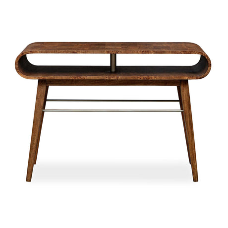 Modern European furniture - Burl Veneer Hollowed Console Table - www.oroa.com