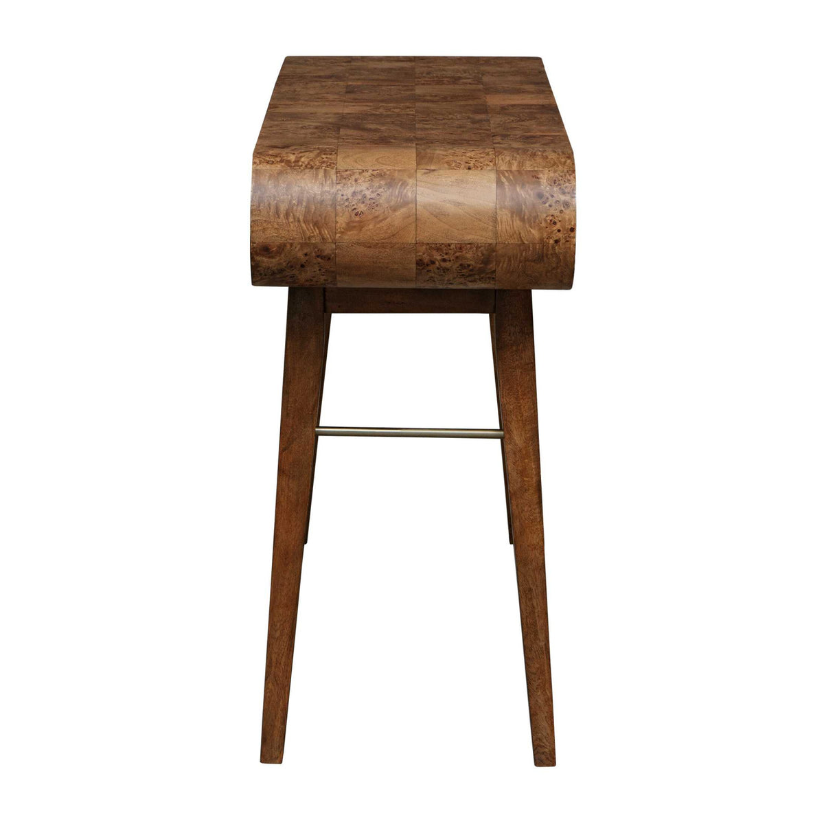 Modern European furniture - Burl Veneer Hollowed Console Table - www.oroa.com