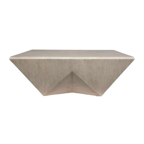 Faceted Mango Wood Coffee Table by Uttermost Collins