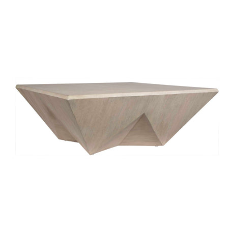 Faceted Mango Wood Coffee Table by Uttermost Collins, alternate view 3