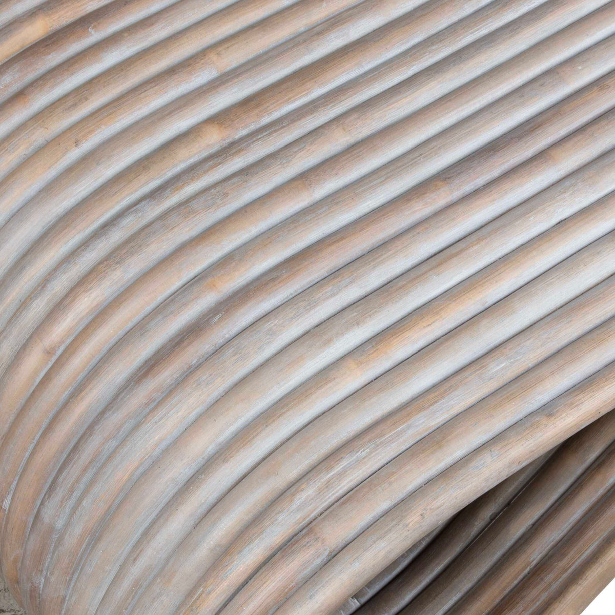 Modern European furniture - Whitewashed Rattan Coffee Table - www.oroa.com