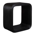 Black Rattan Modern Side Table by Uttermost Compton
