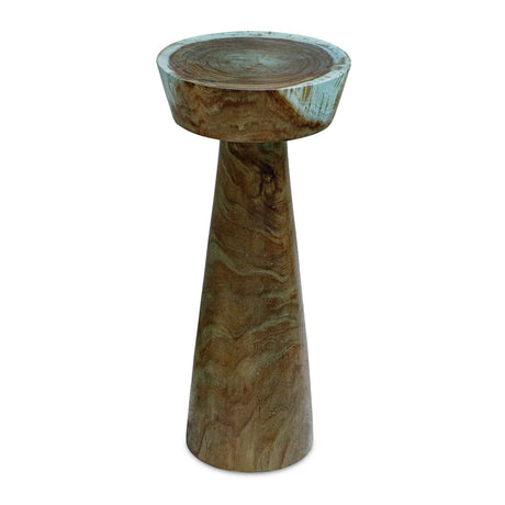 Blue-Green Wooden Drink Table by Uttermost Mano, alternate view 3
