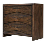 Acacia Wood 3-Drawer Chest by Uttermost Bowtie