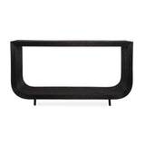 Black Rattan Modern Console Table by Uttermost Compton