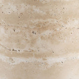 Travertine Round Accent Table by Uttermost Malya, alternate view 6