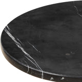 Modern European furniture - Black Marble Tripod Accent Table - www.oroa.com