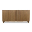 Fluted Wood 4-Door Cabinet by Uttermost Kellem