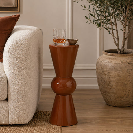 Modern European furniture - High-Gloss Red Drink Table - www.oroa.com