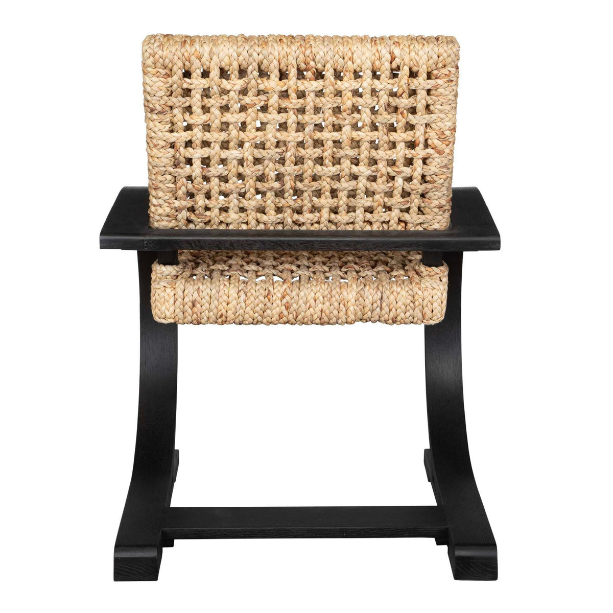 Water Hyacinth Bohemian Dining Chair by Uttermost Rehema, alternate view 6