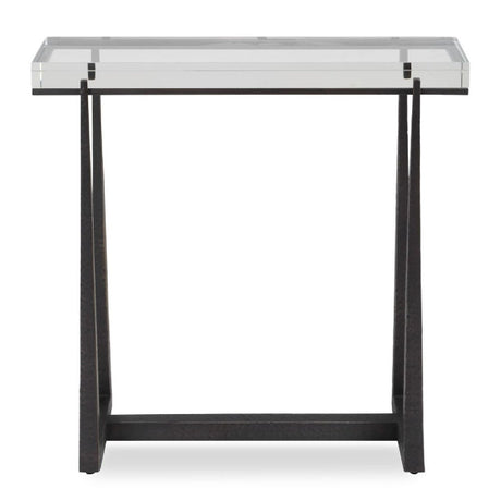 Modern European furniture - Crystal Top Accent Table - www.oroa.com