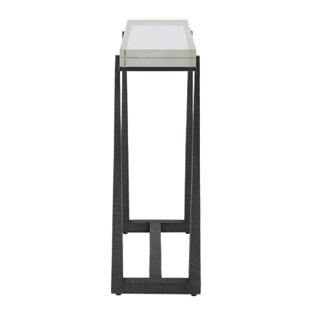 Modern European furniture - Crystal Top Accent Table - www.oroa.com