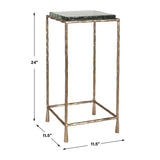 Cast Glass Square Accent Table by Uttermost Ovard, alternate view 7