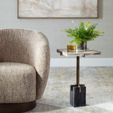 Square Petrified Wood Accent Table by Uttermost Rowman, alternate view 9