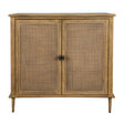 Rattan Cane 2-Door Cabinet by Uttermost Coast