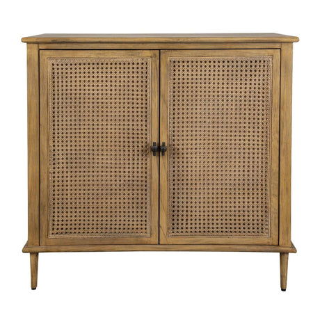 Rattan Cane 2-Door Cabinet by Uttermost Coast