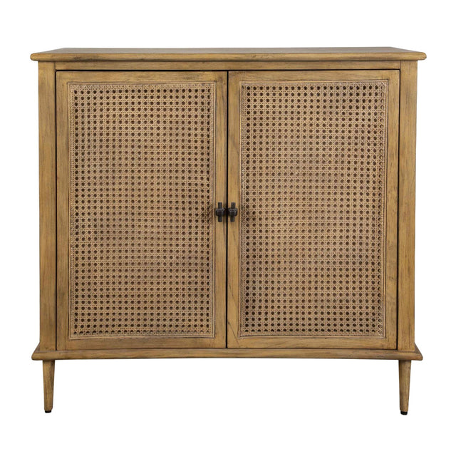 Rattan Cane 2-Door Cabinet by Uttermost Coast