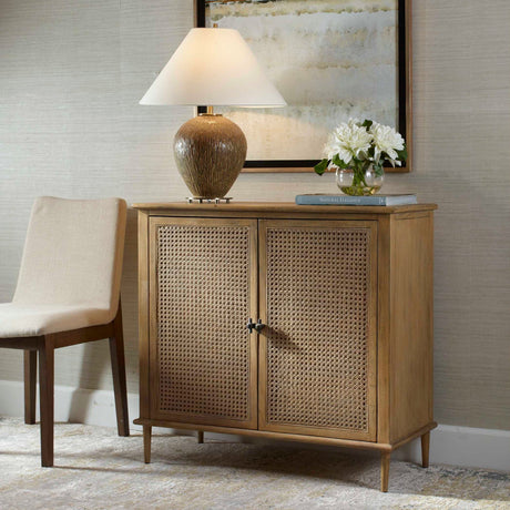 Rattan Cane 2-Door Cabinet by Uttermost Coast, alternate view 7