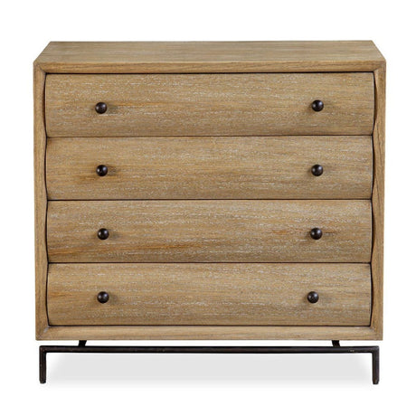 Mindi Wood 4-Drawer Chest by Uttermost Millard, alternate view 3