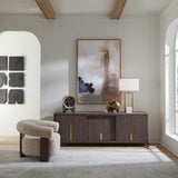 Walnut Sliding-Door Consile Cabinet by Uttermost Botero, alternate view 2