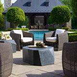 Faceted Concrete Indoor/Outdoor Coffee Table by Uttermost Parra, alternate view 2